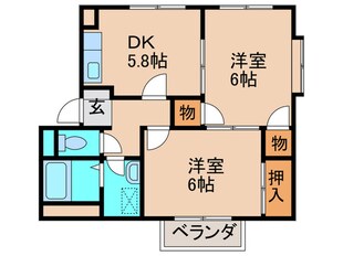 サンパティーク遠賀の物件間取画像